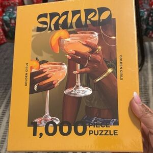 1000 Piece Puzzle - Orange and Black